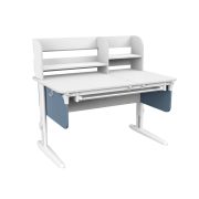 СУТ.62 PRO Парта-трансформер с лотком и цвет. боковинами (1.15x75) (Белый + лаванда)