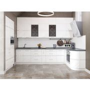 Кухонный гарнитур П-образный с антресолями Бьянка 70.1